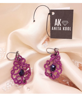 Pendientes Irina en Fucsia...